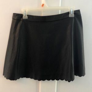 Cute faux leather skirt